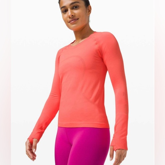 Lululemon Sunset Swiftly Tech Long Sleeve 2.0 *Race Length - Picture 3 of 7